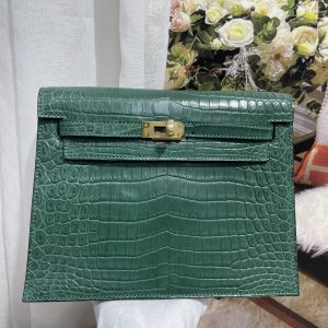 Imported Nile crocodile matte belly Kelly Danse dance bag size; 22X17X7💕