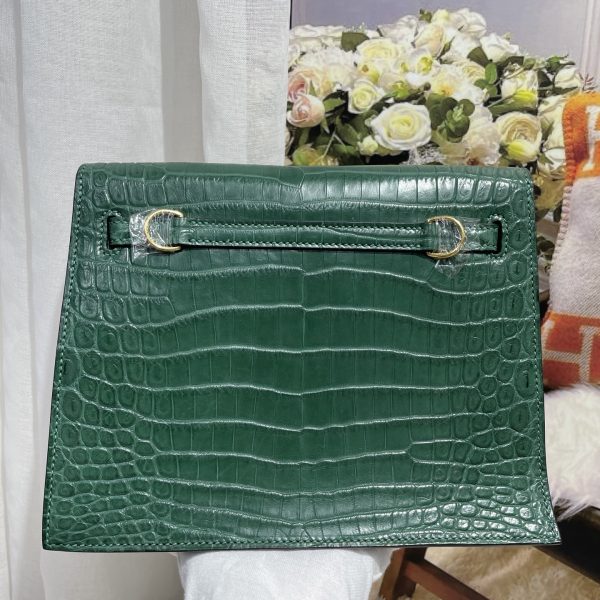 Imported Nile crocodile matte belly Kelly Danse dance bag size; 22X17X7💕 - Image 2
