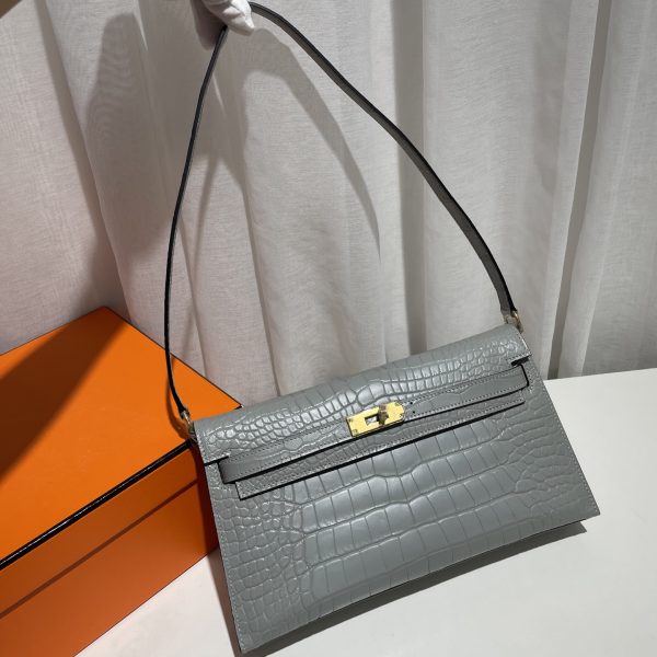 Kelly Elan is more advanced and practical than the first and second generations, American crocodile leather, hand-sewn wax thread 💕 - Image 11