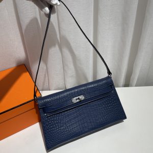 Kelly Elan is more advanced and practical than the first and second generations, American crocodile leather, hand-sewn wax thread 💕