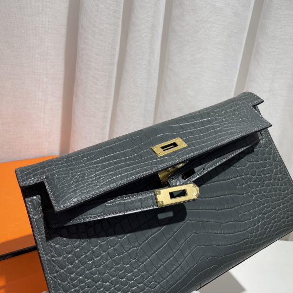 Kelly Elan is more advanced and practical than the first and second generations, American crocodile leather, hand-sewn wax thread 💕 - Image 14
