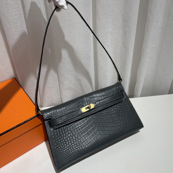 Kelly Elan is more advanced and practical than the first and second generations, American crocodile leather, hand-sewn wax thread 💕 - Image 15