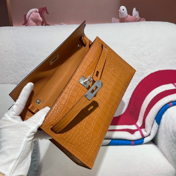 Kelly Elan is more advanced and practical than the first and second generations, American crocodile leather, hand-sewn wax thread 💕 - Image 7