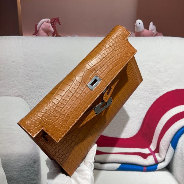Kelly Elan is more advanced and practical than the first and second generations, American crocodile leather, hand-sewn wax thread 💕 - Image 8