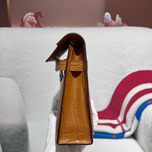 Kelly Elan is more advanced and practical than the first and second generations, American crocodile leather, hand-sewn wax thread 💕 - Image 2