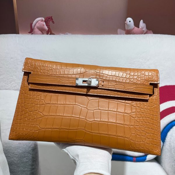 Kelly Elan is more advanced and practical than the first and second generations, American crocodile leather, hand-sewn wax thread 💕 - Image 3