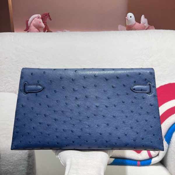 Kelly Elan is more advanced and practical than the first and second generations, with hand-sewn waxed thread on South African ostrich leather💕 - Image 3