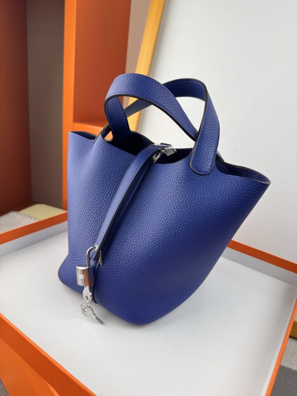 In stock✨Vegetable basket  Tc leather vegetable basket 18cm hand-sewn wax thread🧵 - Image 6