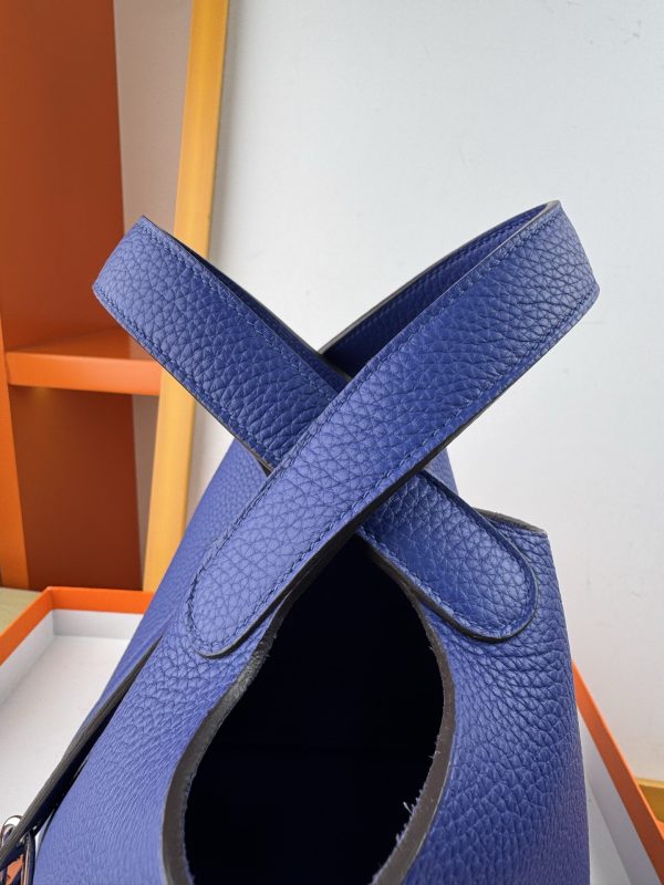 In stock✨Vegetable basket  Tc leather vegetable basket 18cm hand-sewn wax thread🧵 - Image 8