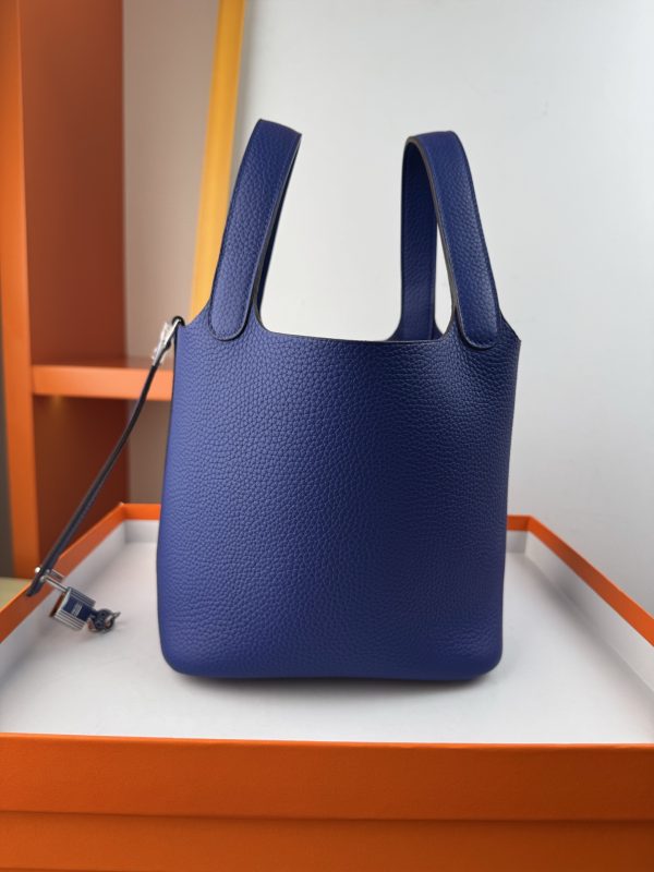 In stock✨Vegetable basket  Tc leather vegetable basket 18cm hand-sewn wax thread🧵 - Image 2